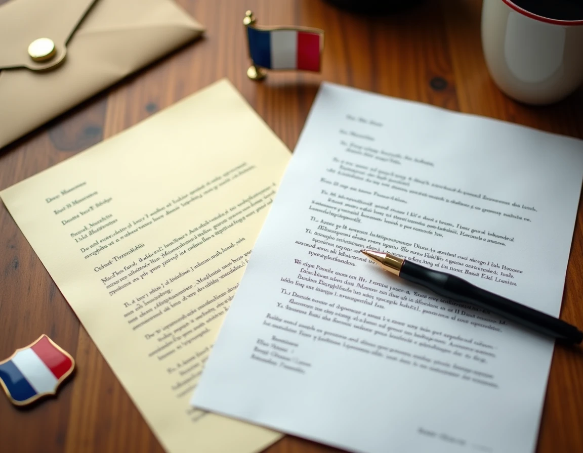 Comparaison entre une lettre de motivation manuscrite et une lettre tapée pour une candidature à la gendarmerie